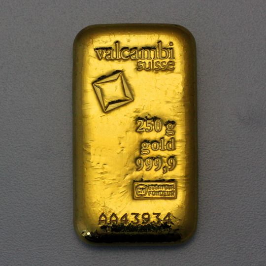 250g Goldbarren 250g Goldbarren